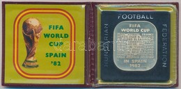 1982. 'FIFA-Football VB Spanyolország' Ag Emlékérem, Eredeti Tokban (35g/0.925/36x41mm) T:1 Eredetileg PP - Ohne Zuordnung