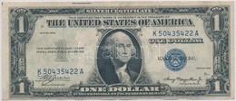 Amerikai Egyesült Államok 1935-1945. (1935) 1$ 'Silver Certificate - Kisméret?', Kék Pecsét, 'William Alexander Julian - - Ohne Zuordnung