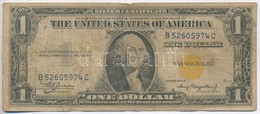 Amerikai Egyesült Államok 1935-1945. 1$ 'William Alexander Julian - Henry Morgenthau' Sárga Pecsét, Észak-afrikai Katona - Unclassified