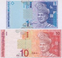 Malajzia 1996-2000. 1R + 10R T:I-,III
Malaysia 1996-2000. 1 Ringgit + 10 Ringgit C:AU,F - Non Classificati