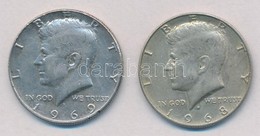 Amerikai Egyesült Államok 1968D-1969D. 1/2$ Ag 'Kennedy' (2x) T:2 Ph.
USA 1968D-1969D. 1/2 Dollar Ag 'Kennedy' (2x) C:XF - Ohne Zuordnung