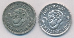 Ausztrália 1943-1948. 1Sh Ag (2xklf) T:2,2-
Australia 1943-1948. 1 Shilling Ag (2xdiff) C:XF,VF - Ohne Zuordnung