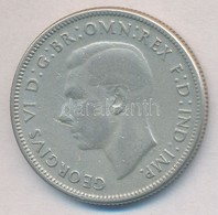 Ausztrália 1946. 1Fl Ag 'VI. György' T:3 
Australia 1946. 1 Florin Ag 'George VI' C:F
Krause KM#40a - Non Classificati