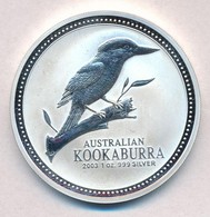 Ausztrália 2003. 1$ Ag 'Kacagójancsi' (1oz/0.999) T:1 (eredetileg PP) Ujjlenyomat
Australia 2003. 1 Dollar Ag 'Kookaburr - Ohne Zuordnung