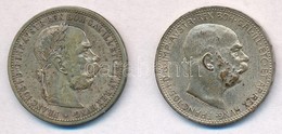 Ausztria 1902-1912. 1K Ag 'Ferenc József' (2x) T:2,2- Patina Austria 1902-1912. 1 Corona Ag 'Franz Joseph' (2x) C:XF,VF  - Ohne Zuordnung