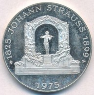 Ausztria 1975. 100Sch Ag '150 éve Született Ifj. Johann Strauss' T:1,1- Eredetileg PP 
Austria 1975. 100 Schilling Ag '1 - Ohne Zuordnung