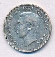 Kanada 1950. 50c Ag 'VI. György' T:2
Canada 1950. 50 Cents Ag 'George VI' C:XF - Unclassified