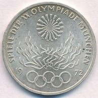 NSZK 1972F 10M Ag 'Müncheni Olimpia - Olimpiai T?z' T:1-,2 Ph. 
FRG 1972F 10 Mark Ag 'Münich Olympics - Olympic Flame' C - Ohne Zuordnung