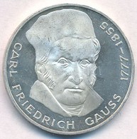 NSZK 1977J 5M Ag 'Carl Friedrich Gauss Születésének 200. évfordulója' T:1- 
FRG 1977J 5 Mark Ag '200th Anniversary - Bir - Ohne Zuordnung