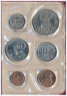 Ausztrália 1980. 1c-50c (6xklf) Forgalmi Szett M?b?r Tokban T:1 Patina
Australia 1980. 5 Cents - 50 Cents (6xklf) Coin S - Unclassified