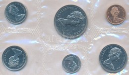 Kanada 1969. 1c-1$ (6xklf) Forgalmi Sor Lezárt Fóliában T:BU
Canada 1969. 1 Cent - 1 Dollar (6xdiff) Coin Set In Sealed  - Unclassified