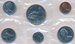 Kanada 1970. 1c-1$ (6xklf) Forgalmi Sor Lezárt Fóliában T:BU
Canada 1970. 1 Cent - 1 Dollar (6xdiff) Coin Set In Sealed  - Non Classés