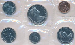 Kanada 1972. 1c-1$ (6xklf) Forgalmi Sor Lezárt Fóliában T:BU
Canada 1972. 1 Cent - 1 Dollar (6xdiff) Coin Set In Sealed  - Non Classés