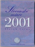 Szlovákia 2001. 10h-10K (7xklf) Forgalmi Sor + 'Pozsony' Fém Emlékérem M?anyag Dísztokban T:BU 
Slovakia 2001. 10 Halier - Unclassified