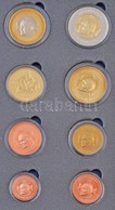 Vatikán 2002. 1c-2E (8xklf) Próbaveret Forgalmi Sor, Karton Díszcsomagolásban T:1
Vatican 2002. 1 Cent - 2 Euro (8xdiff) - Ohne Zuordnung