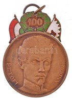 1948. '48-as Díszérem' Zománcozott Br Kitüntetés Mellszalag Nélkül T:2
Hungary 1948. 'Medal Of Honour '48' Enamelled Br  - Sonstige & Ohne Zuordnung