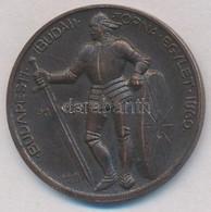 Berán Lajos (1882-1943) ~1930. 'Budapesti (Budai) Torna Egylet 1869. - Kinizsy' Br Díjérem (33mm) T:2 - Unclassified