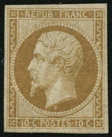 ** N°9e 10c Bistre Réimp - TB - 1852 Louis-Napoléon