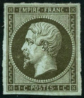 * N°11 1c Olive, Quasi SC Signé Calves - TB - 1853-1860 Napoleone III