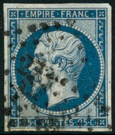 Oblit. N°15 25c Bleu - TB - 1853-1860 Napoleone III