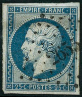 Oblit. N°15 25c Bleu - TB - 1853-1860 Napoleone III