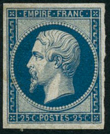 ** N°15c 25c Bleu, Réimp - TB - 1853-1860 Napoleone III