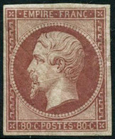 ** N°17B 80c Rose - TB - 1853-1860 Napoleone III