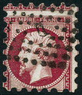Oblit. N°17B 80c Rose, Piquage Susse Exceptionnelle Variété De Piquage, Signé Cérès - TB - 1853-1860 Napoleone III