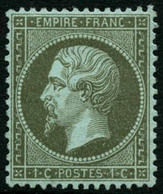 ** N°19 1c Olive - TB - 1862 Napoleone III