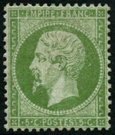 ** N°20 5c Vert - TB - 1862 Napoléon III