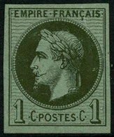 (*) N°25d 1c Bronze Granet , Toujours Sans Gomme, Signé Cérès  - TB - 1863-1870 Napoléon III Con Laureles