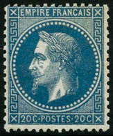 ** N°29B 20c Bleu, Type II - TB - 1863-1870 Napoléon III Lauré