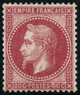 ** N°32 80c Rose, Pièce De Luxe Signé Brun - TB - 1863-1870 Napoléon III Con Laureles