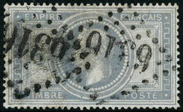 Oblit. N°33 5F Empire, Obl Gc 6316 - TB - 1863-1870 Napoleone III Con Gli Allori