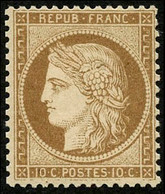 * N°36 10c Bistre Jaune, Quasi SC - TB - 1870 Assedio Di Parigi