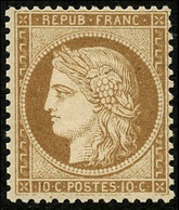 * N°36 10c Bistre Jaune, Quasi SC - TB - 1870 Asedio De Paris