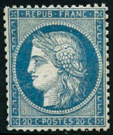 ** N°37 20c Bleu - TB - 1870 Beleg Van Parijs