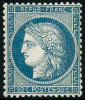 ** N°37 20c Bleu - TB - 1870 Siège De Paris