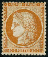 ** N°38 40c Orange - TB - 1870 Assedio Di Parigi