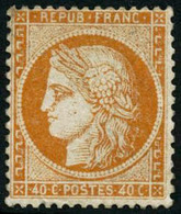 ** N°38 40c Orange - TB - 1870 Asedio De Paris