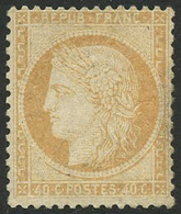 ** N°38a 40c Jaune Orange, Signé Calves - TB - 1870 Assedio Di Parigi