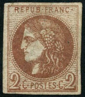 ** N°40B 2c Brun-rouge, R2 - TB - 1870 Emissione Di Bordeaux