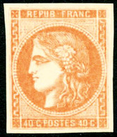 ** N°48 40c Orange - TB - 1870 Emissione Di Bordeaux