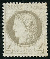 * N°52 4c Gris, Très Bien Centré - TB - 1871-1875 Ceres