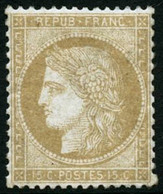 ** N°59 15c Bistre - TB - 1871-1875 Ceres