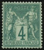** N°63 4c Vert, Pièce De Luxe - TB - 1876-1878 Sage (Tipo I)