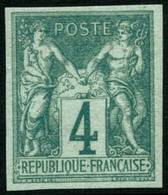 ** N°63a 4c Vert ND - TB - 1876-1878 Sage (Tipo I)