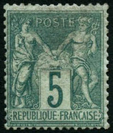 * N°64 5c Vert, Quasi SC - TB - 1876-1878 Sage (Tipo I)