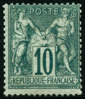 ** N°65 10c Vert - B - 1876-1878 Sage (Tipo I)