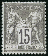 ** N°66 15c Gris - TB - 1876-1878 Sage (Tipo I)